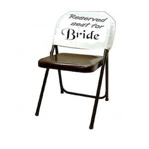 Personalized Folding Chair Seat Cover