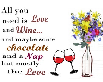 Camisola divertida de vinho, chocolate e soneca