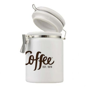 Personalized ceramic Jar with lid 14 oz.