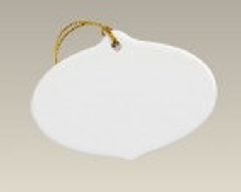 Personalized Porcelain Oval Ornament