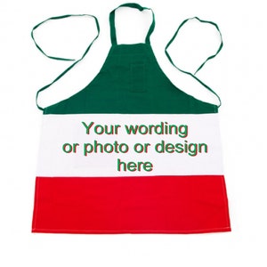 Italian Bib Apron and Hats Personalized