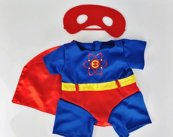Personalized Super Hero Bear/Doll costume