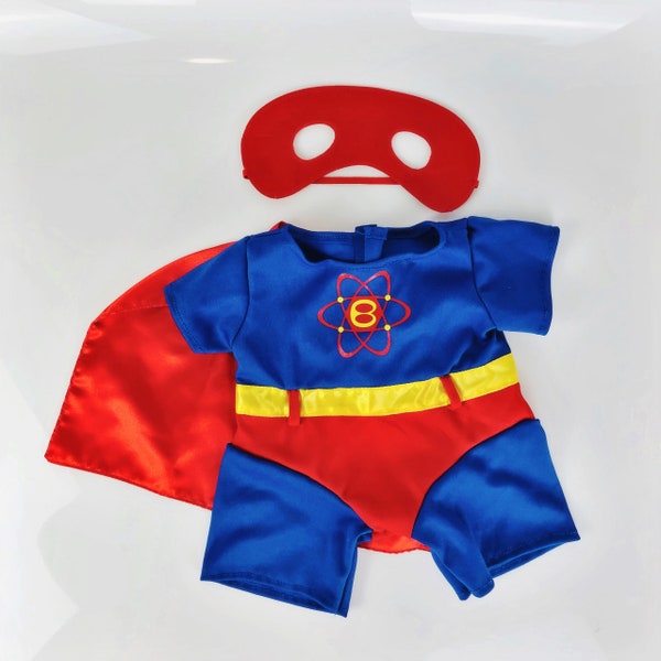 Personalized Super Hero Bear/Doll costume