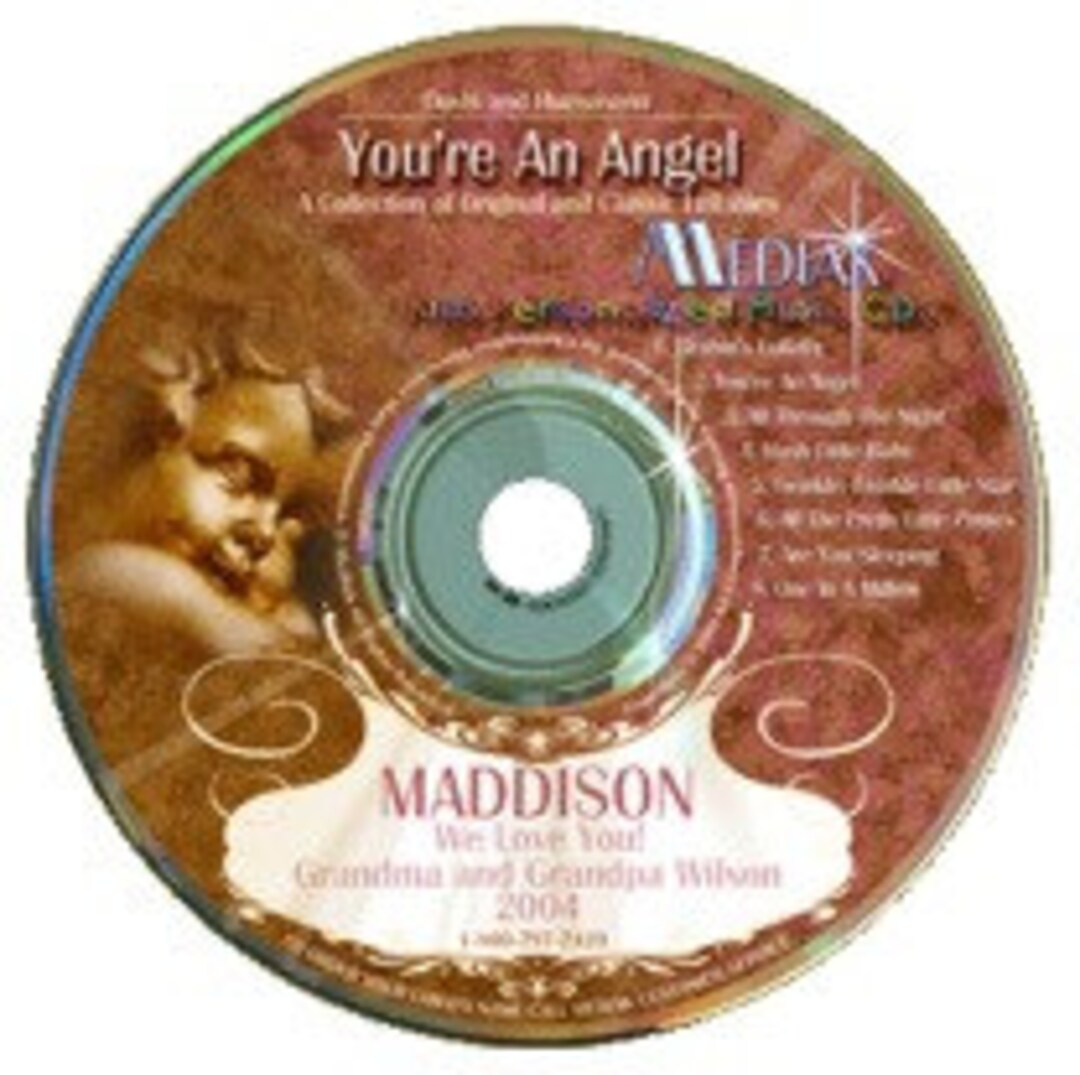 Personalized Lullaby CD, Digital Download Or Both, 06/23/2024 | bignet.in