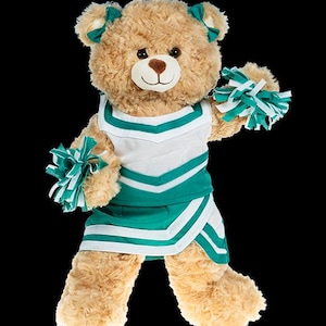 Uniformes de animadoras personalizados para mascotas/muñecas (mascotas/muñecas no incluidas) se adapta a peluches de 8 a 10 pulgadas