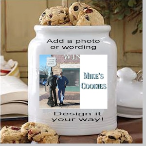 Custom Cookie  or Biscuit Jar