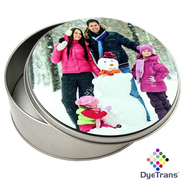 Personalized  Round or Rectangular  Metal Tin