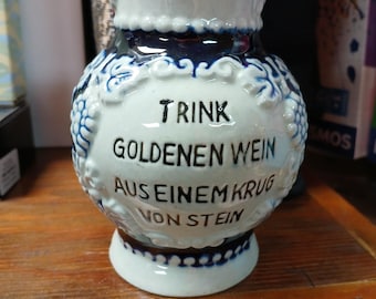 Vintage Small 5 in German Jug/Stein Pitcher