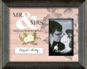 Mr. & Mrs. Personalized Framed Art