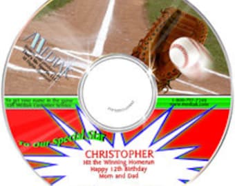 Personalized Play By Play Sports CD