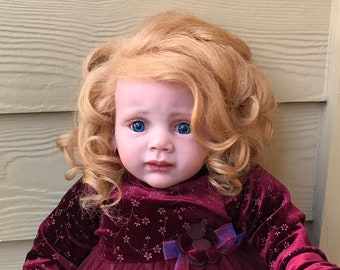 Toddler Reborn Baby  Girl Doll Silicone Vinyl Soft body 26 inch Fritzi by Karola Wegerich