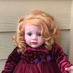 Toddler Reborn Baby  Girl Doll Silicone Vinyl Soft body 26 inch Fritzi by Karola Wegerich