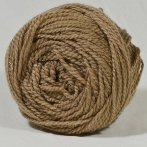Knitting yarn Acrylic Yarn  Yarn Chunky Yarn Vintage Yarn Made in Canada - Light brown yarn