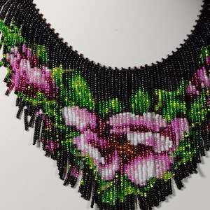 Beading Necklace Tutorial Seed Beads Pattern PDF File Instant download