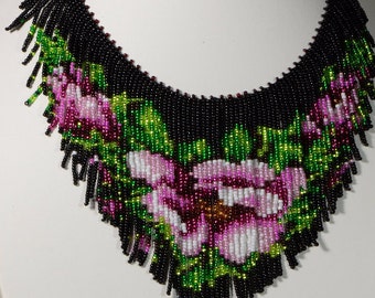 Beading Necklace Tutorial Seed Beads Pattern PDF File Instant download