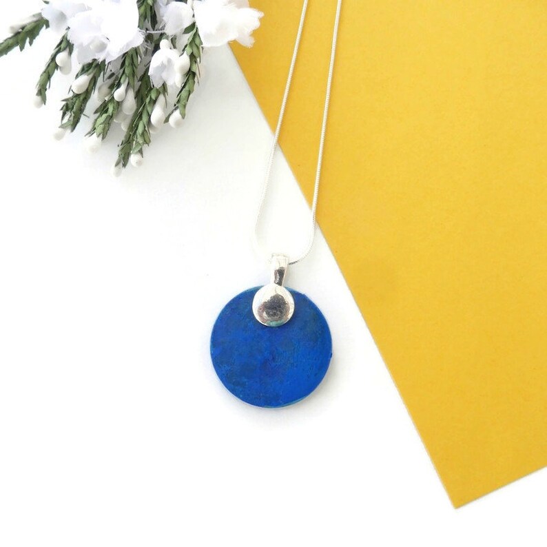 Hare necklace hand painted original animal wooden jewellery image 8