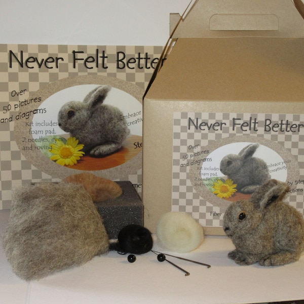 Kawaii Needle Felting Kit - Etsy