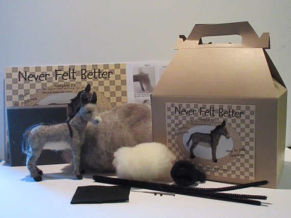 Donkey Felting Kit wDVD