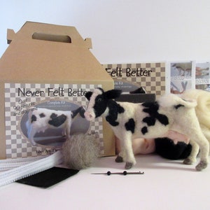 Cow Felting Kit
