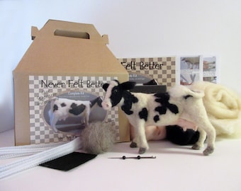 Cow Felting Kit