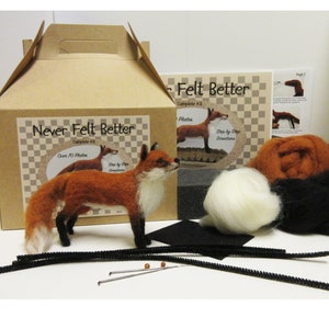 Red Fox Needle Felting Kit