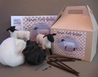 Sheep Needle Felting Kit