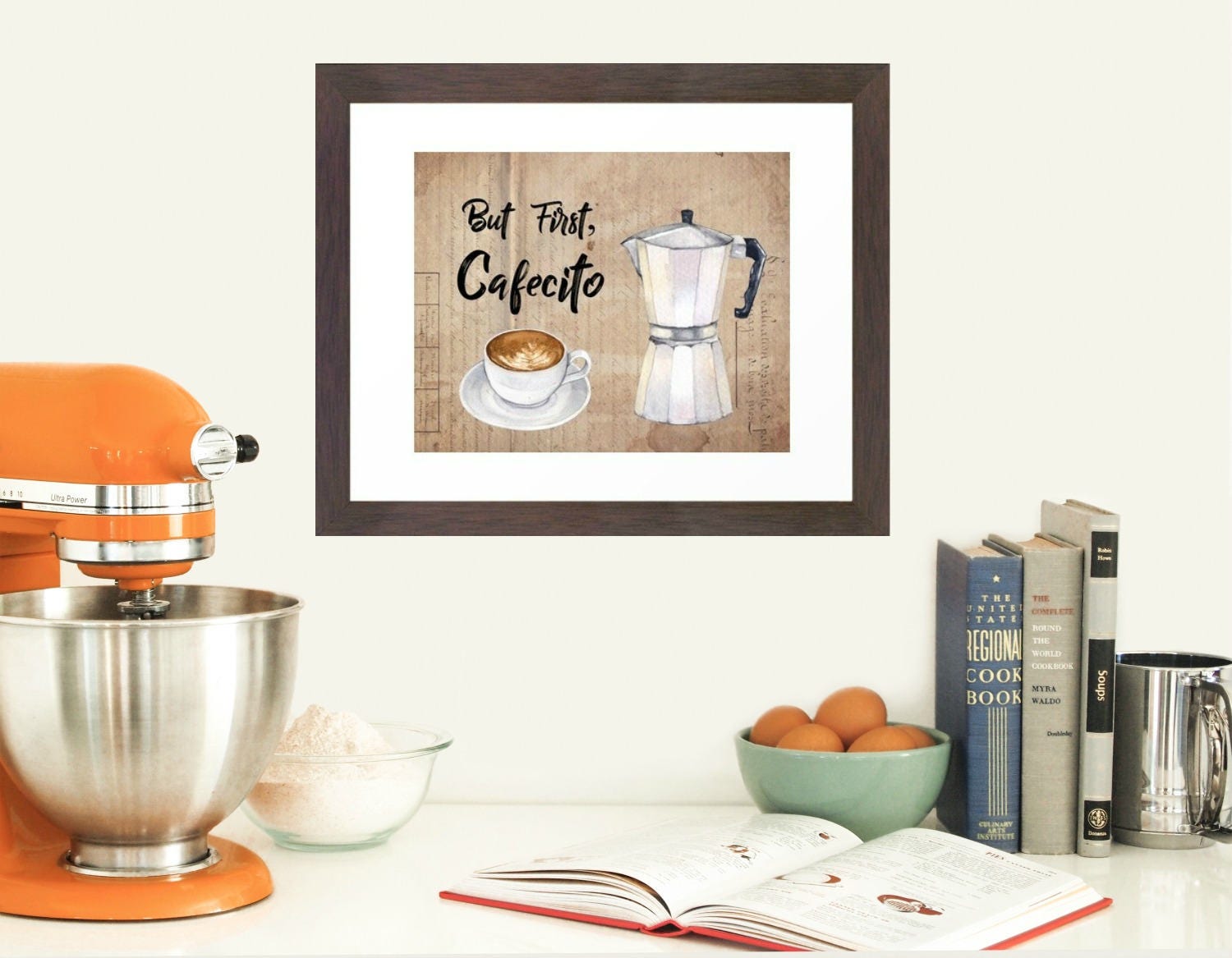 But first Cafecito Cuban Coffee Coffee Art Kitchen wall Etsy