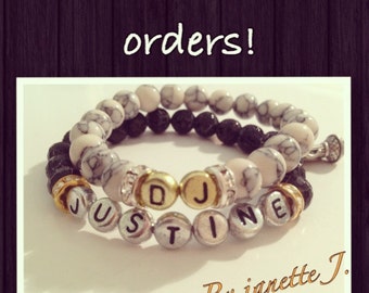 CUSTOM NAME BRACELETS