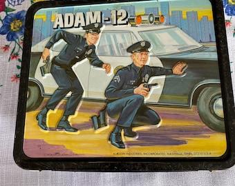Fiambrera y termo Adam 12 vintage (1972)
