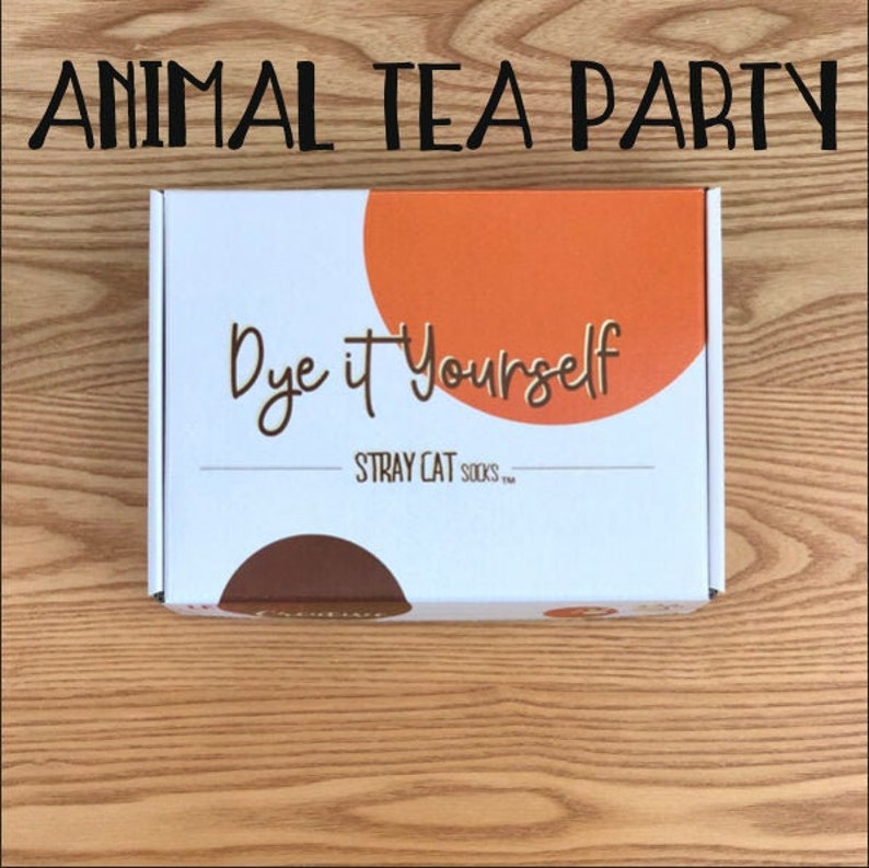 ANIMAL TEA PARTY  Dye it Yourself Kit image 1