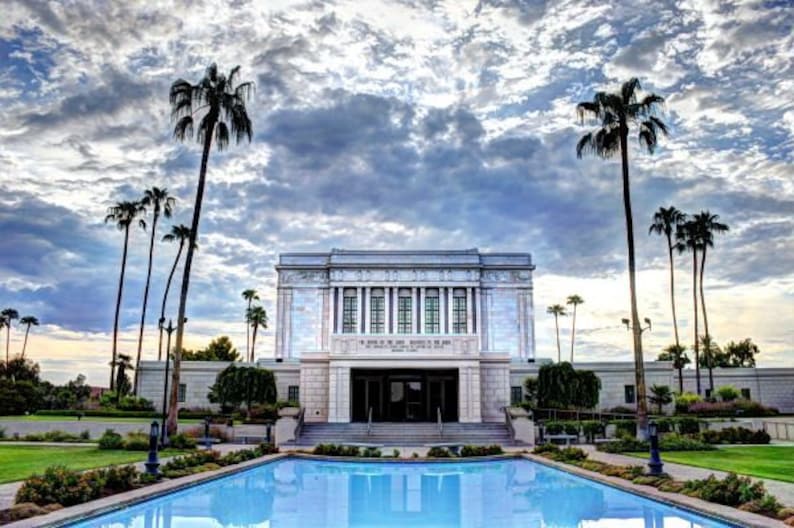 Mesa Temple Mormon LDS Arizona Temple Photo Photography Digital