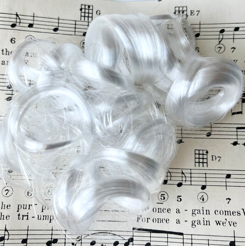 Authentic German Spun Glass Curly Angel Hair .05oz Real Glass Etsy