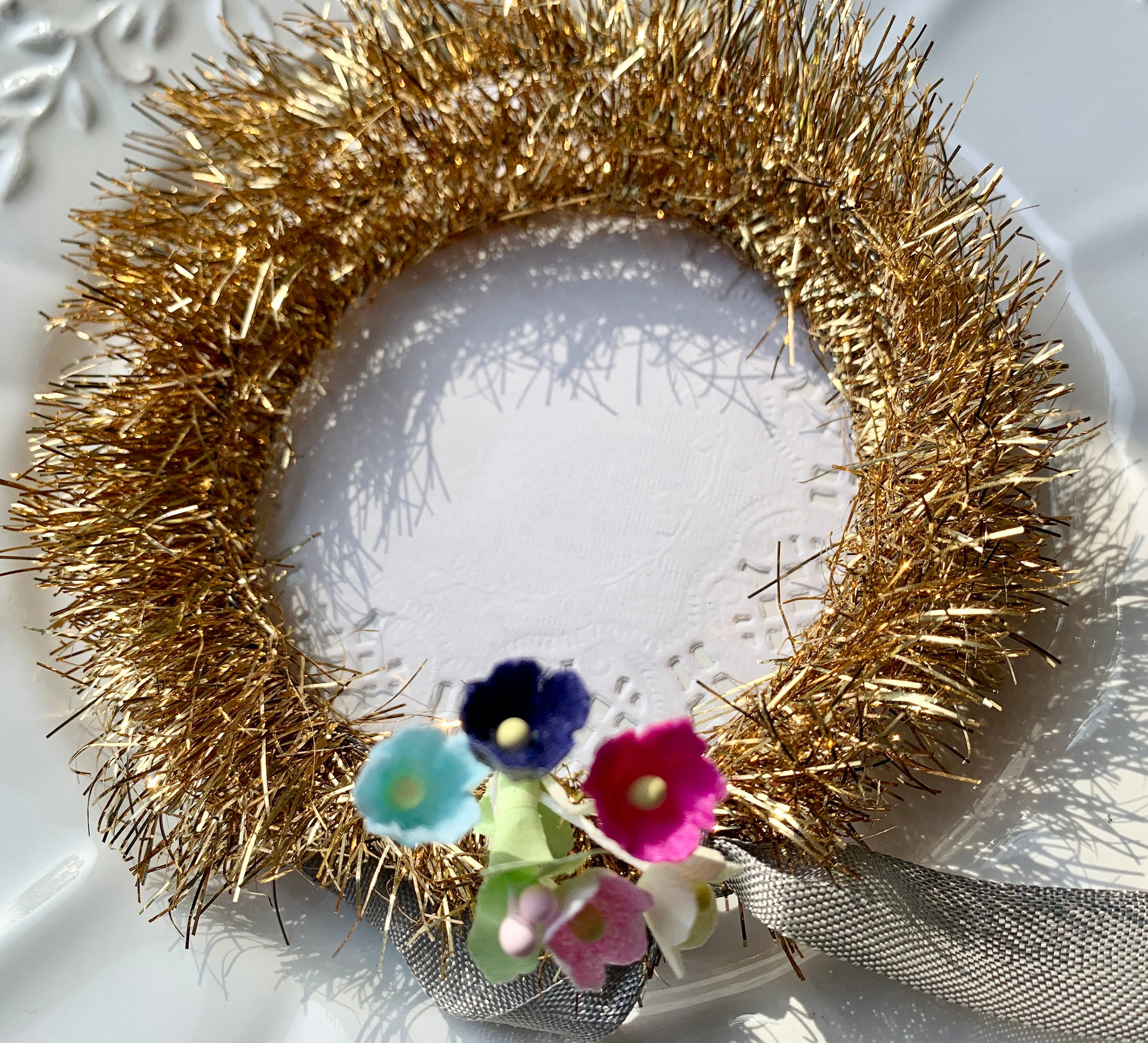 German Lametta Gold Tinsel Fringe 3/4 wide Imported Etsy