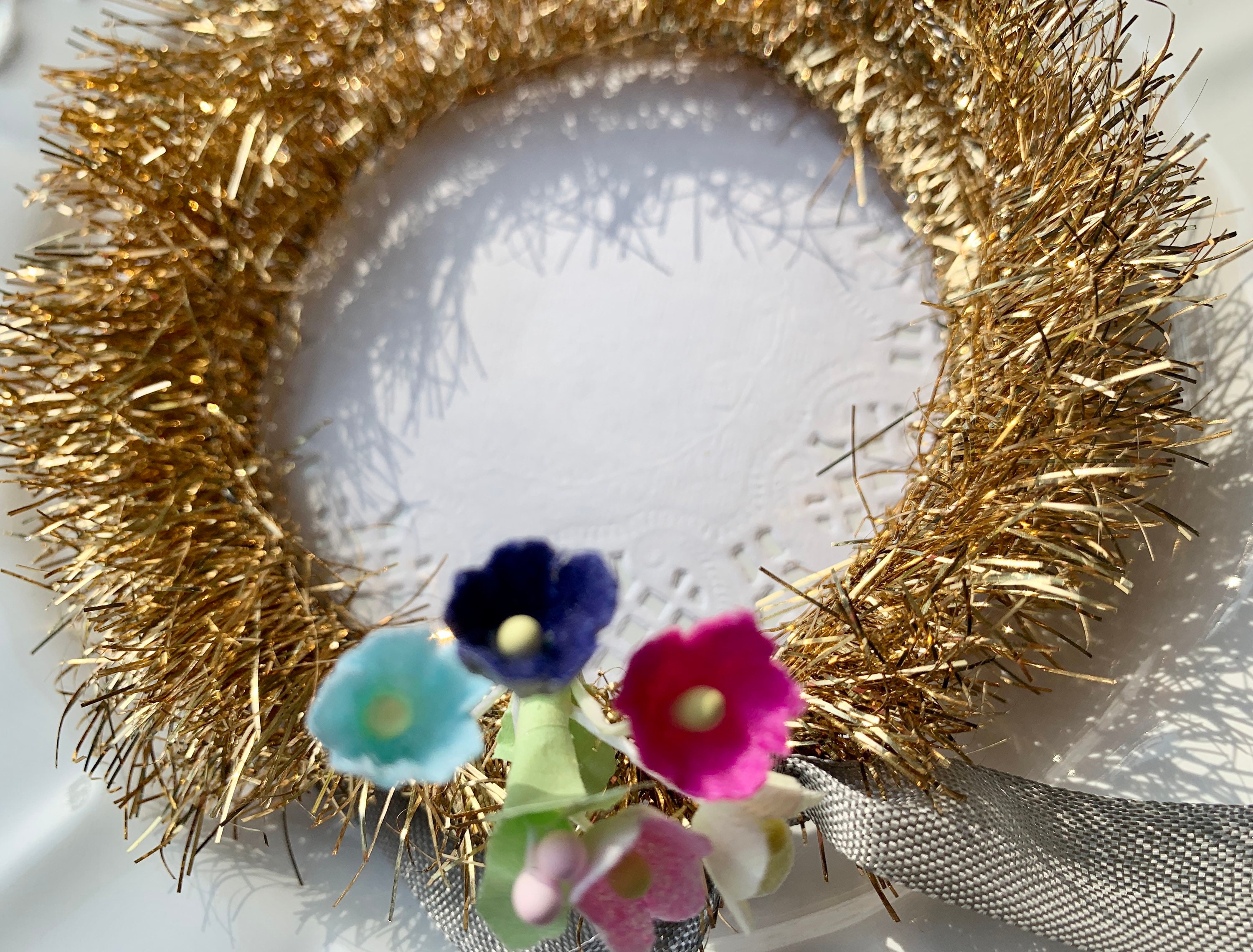 German Lametta Gold Tinsel Fringe 3/4 wide Imported Etsy