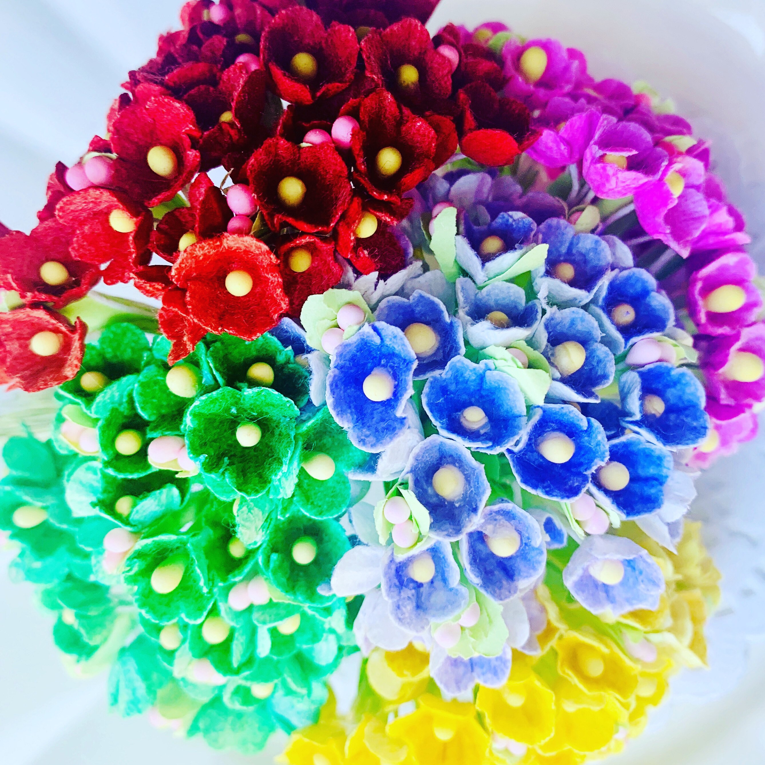 Flower Bundle multi 8 Stem New Vintage Etsy