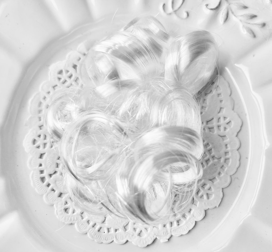 Authentic German Spun Glass Curly Angel Hair .05oz Real Glass Etsy