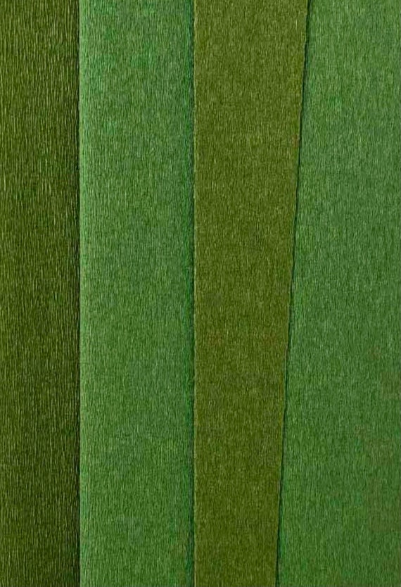 May Green Crepe Paper | petalsandpearls