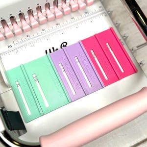 Original Model CINCH Binding Tool Alignment Guides for A4, A5, and A6 Metric Sized Papers- Landscape and Portrait Format image 2