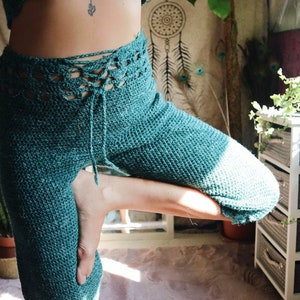 Crochet Thai Yoga Pants/Shorts WRITTEN PATTERN/Crochet Pants/Crochet Shorts/Crochet Lace shorts/Crochet Yoga Pants/Crochet DIY image 1