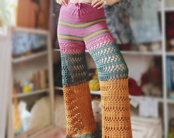 Pantalones Cortos De Ganchillo Para Mujer BIBOKAOKE - Estilo Bohemio, Tejido Hueco, Cintura Alta, Ideales Para Playa, Verano O Looks Casuales