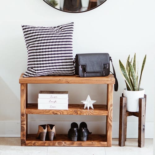 Shoe Rack / Console Table / Entryway Table Etsy Canada