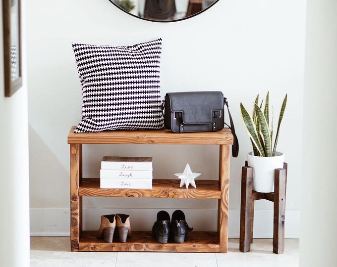Shoe Rack / Console Table / Entryway Table Etsy