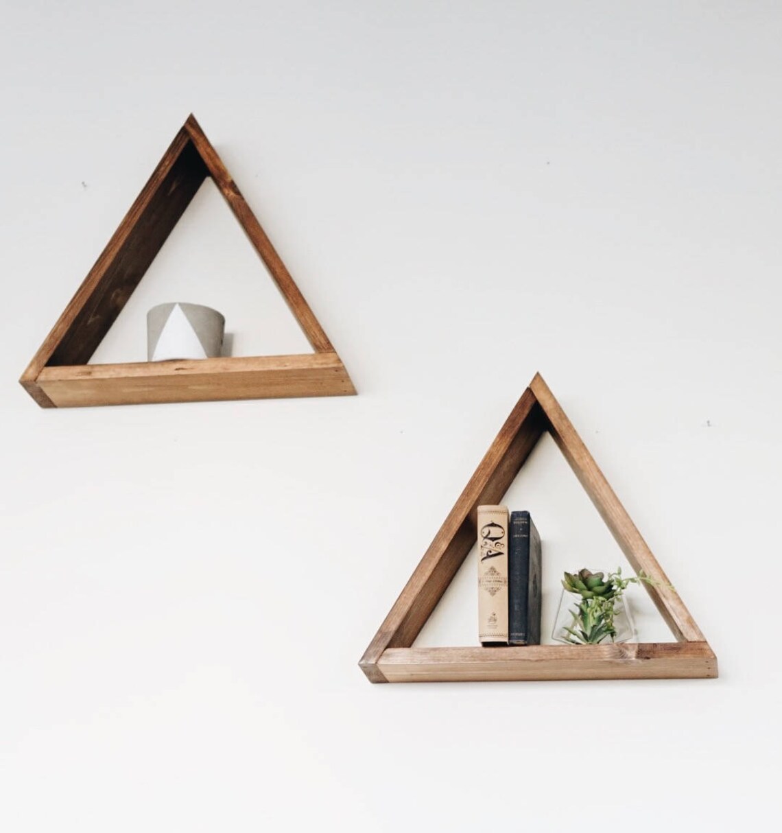 Triangle Shelves 2 Etsy
