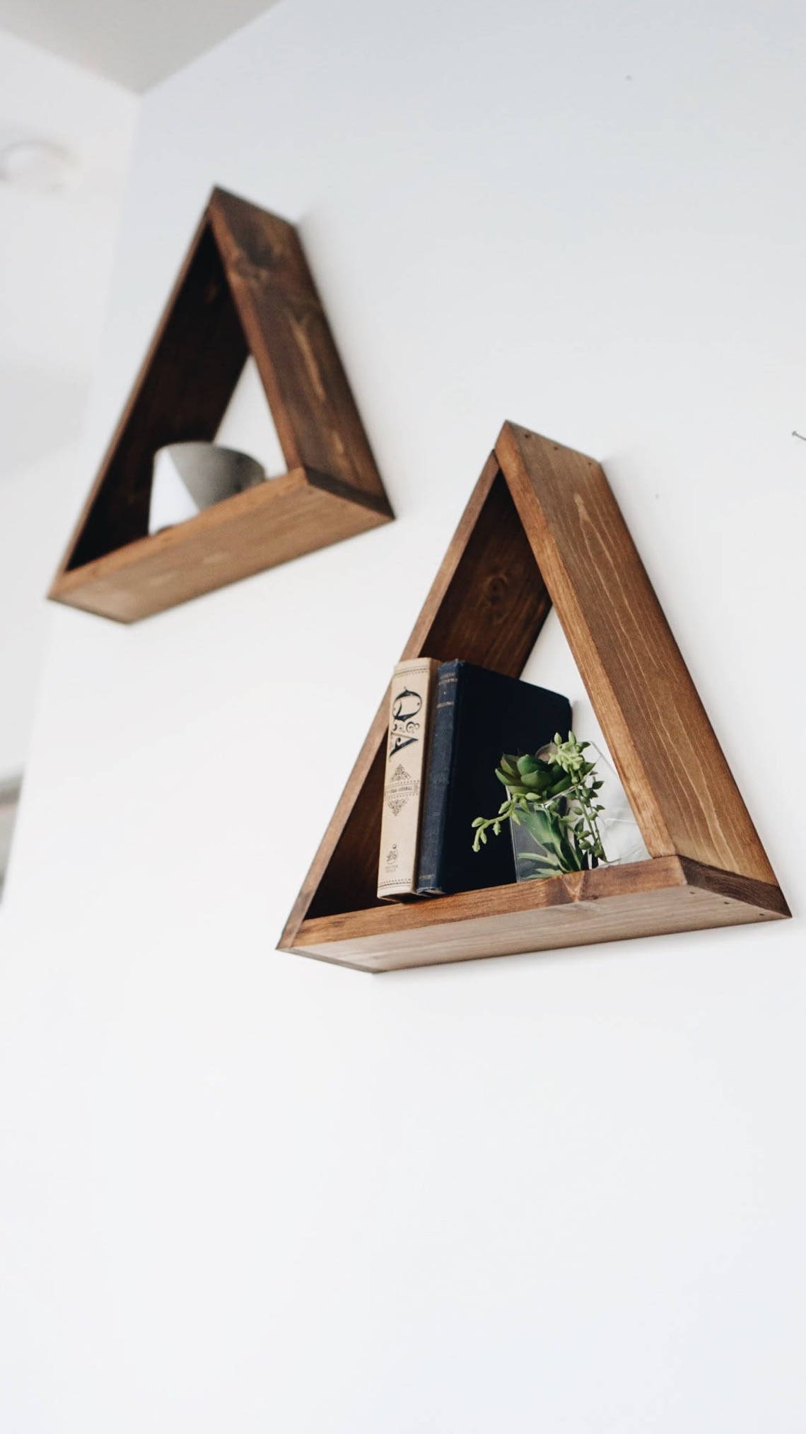 Triangle Shelves 2 Etsy