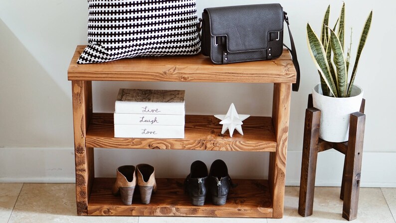 Shoe Rack / Console Table / Entryway Table | Etsy