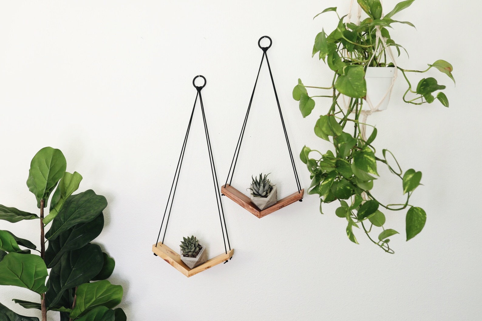 Teardrop V Shelf Teardrop Shelves Hanging Shelves Shelf Etsy