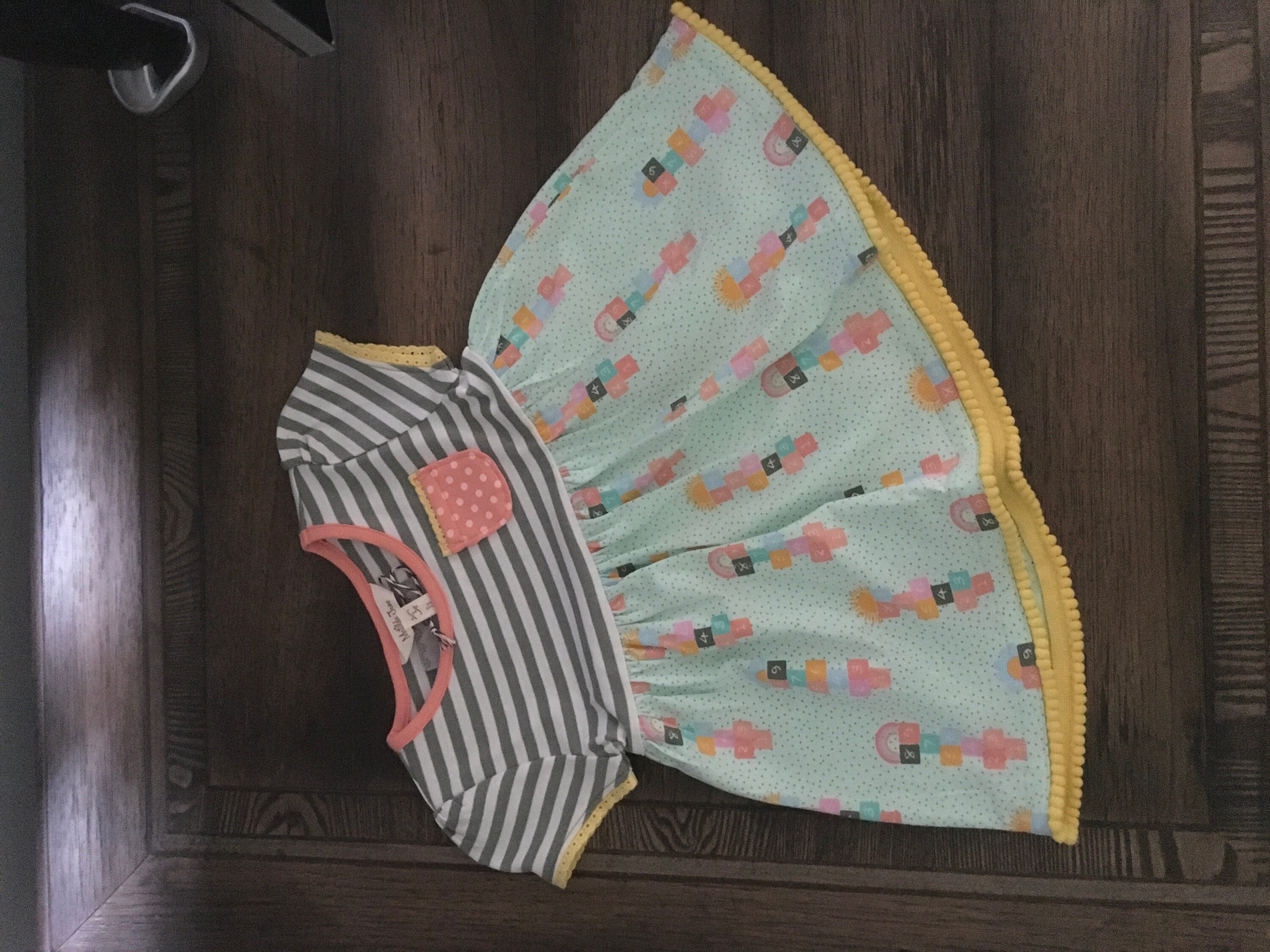 Fun stripe alphabet dress Matilda Jane | Etsy