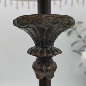 Vintage Table Lamp Includes Harp and Finial NO SHADE image 2