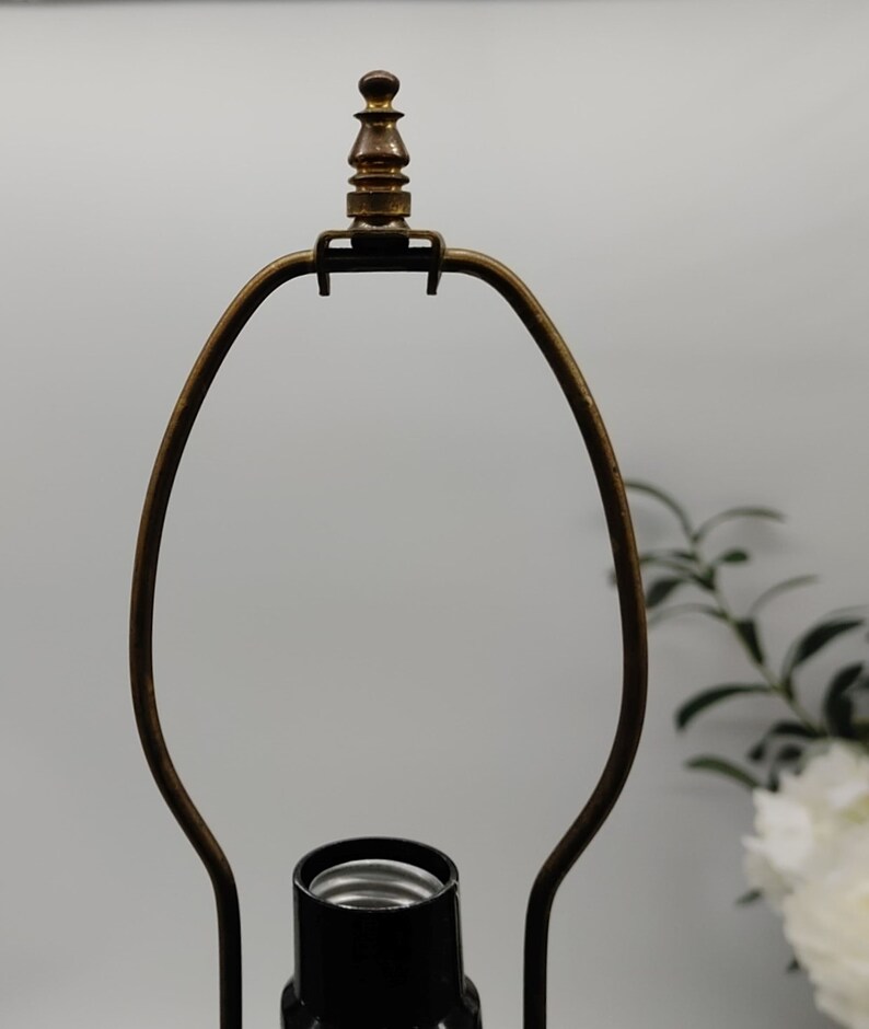 Vintage Table Lamp Includes Harp and Finial NO SHADE image 6