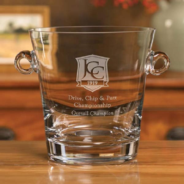 Crystal Ice Bucket Etsy